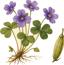 Violet Wood Sorrel
